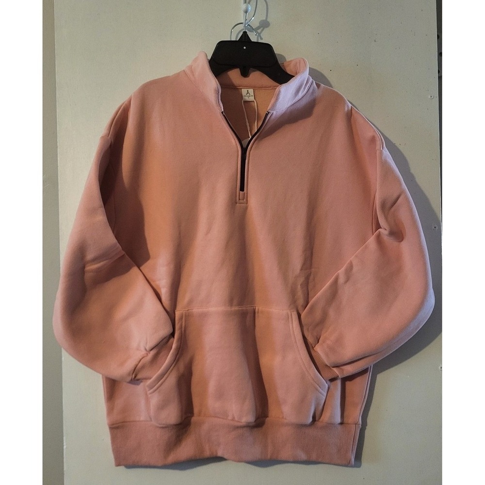 ANRABESS Pink Lounge Set – Sweatshirt & Shorts, Size S/ NWT